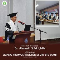 Sidang promosi Doktor di UIN STS Jambi