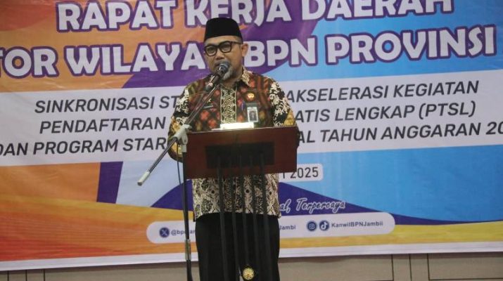 Sekretaris Daerah Provinsi Jambi H. Sudirman, mengharapkan Kolaborasi Badan Pertanahan Nasional (BPN) perwakilan Provinsi Jambi bersama Pemerintah Daerah. 