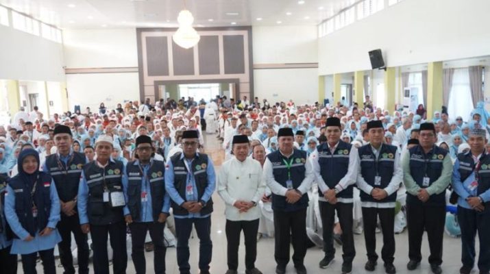 Pelepasan Jemaah Calon Haji (JCH) Kloter Terakhir (24) BTH dari Kabupaten Muaro Jambi, Sungai Penuh, Kota Jambi, Batang Hari dan petugas haji