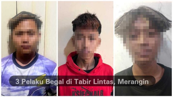 Satreskrim Polres Merangin mengungkap kasus tindak pidana curas. 3 Pelaku begal di Tabir Lintas Merangin berhasil di bekuk Jumat (20/6/2025).