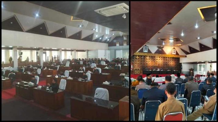 Sepuluh Fraksi DPRD Merangin setujui Ranperda Pertanggungjawaban APBD 2024, Selasa (22/7/2025) dalam Paripurna dipimpin Ketua DPRD Merangin, Rivaldi. 