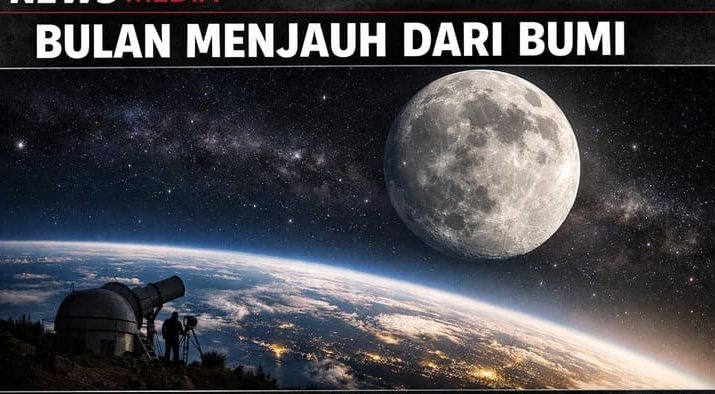 Jarak Bulan dan Bumi memang tidak selalu sama. Namun dari tahun ke tahun kedua objek tersebut, bulan dan bumi selalu menjauh satu sama lain.