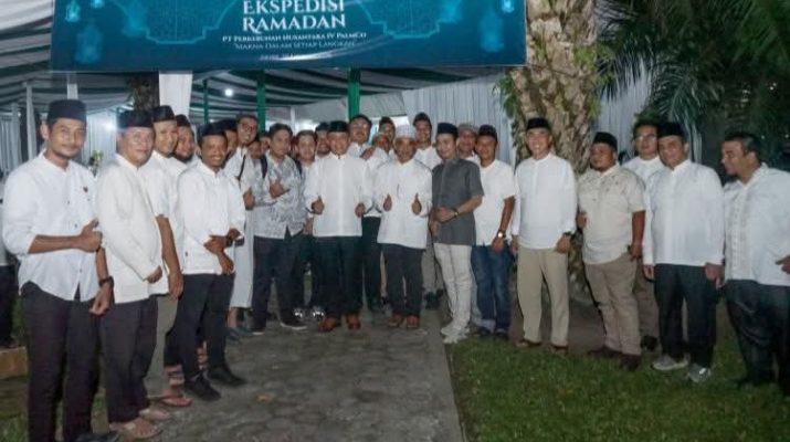 Berbagi berkah bulan suci Ramadhan 1447 Hijriah, PTPN IV Regional IV Jambi menggelar Ekspedisi Ramadhan dengan cara menyantuni 50 orang