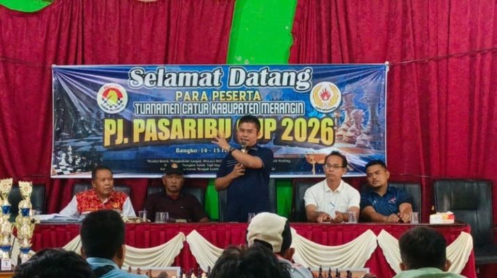 Percasi Merangin gelar turnamen catur lokal, PJ Pasaribu Cup 2026. Kegiatan yang diikuti peserta dari komunitas catur dan sekolah, berlangsung sukses.