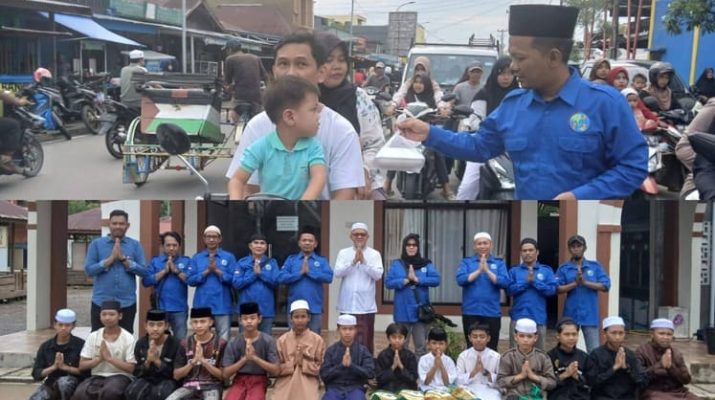IWO Tanjab Barat turun ke Jalan, Jumat (6/3/2026) di Kuala Tungkal. Kali ini aksi kemanusiaan bertajuk 'Jumat Berkah' yang dirangkai berbagai kegiatan. 