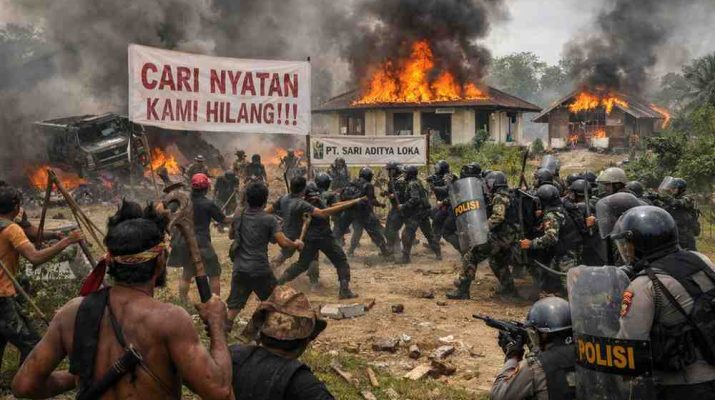 Bentrok SAD Vs PT SAL, Minggu (12/4/2026) bakal berlanjut lagi. Informasi terbaru, kelompok SAD menuntut 1 anggota hilang pasca bentrok.