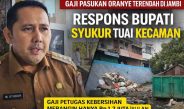 Ketegasan Bupati Syukur akan kebersihan kota, berbanding terbalik dengan kemampuan. Salah satunya, gaji Pasukan Oranye Merangin terendah Seprovinsi Jambi.
