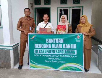 Manajemen PTPN IV Regional IV Jambi-Sumbar, langsung bergerak dan tanggap ketika terjadi banjir di 26 desa dalam 5 kecamatan di Kabupaten Sarolangun.