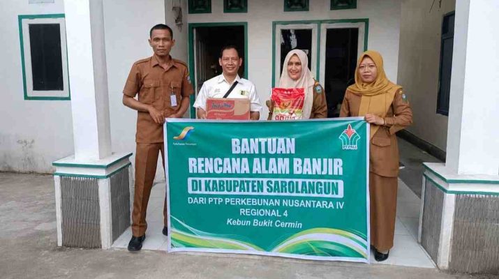 Manajemen PTPN IV Regional IV Jambi-Sumbar, langsung bergerak dan tanggap ketika terjadi banjir di 26 desa dalam 5 kecamatan di Kabupaten Sarolangun.