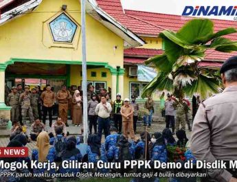 Nakes Mogok Kerja, Giliran Guru PPPK Demo Disdik Merangin