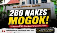 MERANGIN – Aksi mogok kerja di RSUD Kolonel Abundjani Bangko mulai mengkhawatirkan karena berdampak langsung pada pelayanan kesehatan.