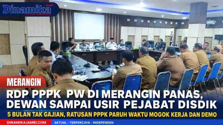 demo dan mogok kerja, DPRD Merangin kembali gelar Rapat Dengar Pendapat (RDP), Senin (11/5/2025). RDP PPPK PW di Merangin panas, dewan usir pejabat Disdik. 