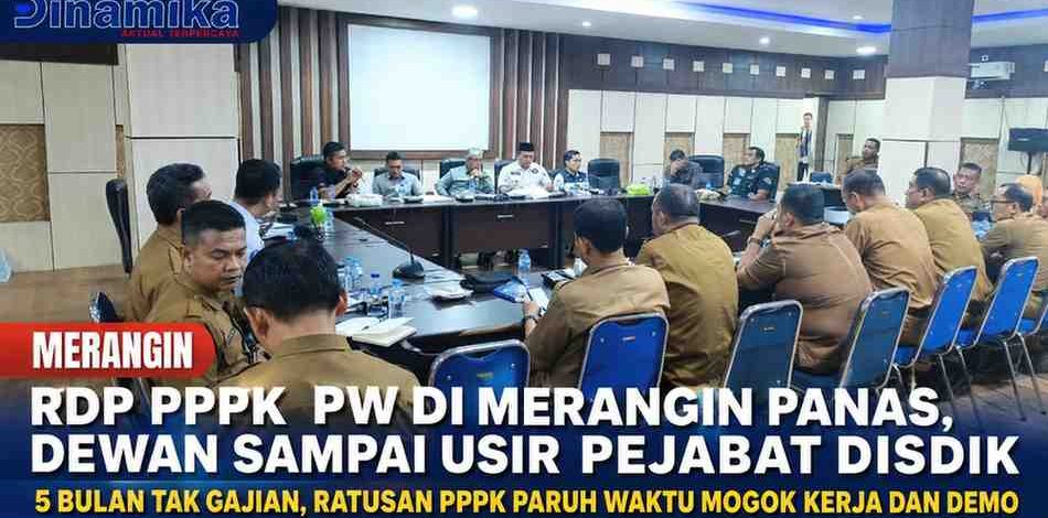 demo dan mogok kerja, DPRD Merangin kembali gelar Rapat Dengar Pendapat (RDP), Senin (11/5/2025). RDP PPPK PW di Merangin panas, dewan usir pejabat Disdik. 