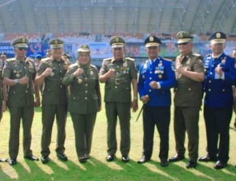 Wakil Gubernur Jambi Drs. H. Abdullah Sani, M.Pdi.I menghadiri Upacara Peringatan HUT ke-107 Pemadam Kebakaran, HUT ke-76 Satpol PP