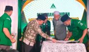 Gubernur Jambi, Dr. H. Al Haris, menghadiri kegiatan Launching BUMA, penandatanganan hibah mesin digital printing, serta peresmian Kantor