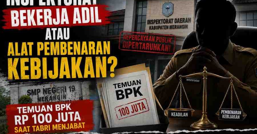 Mencuat Temuan 100 Juta di SMP 19 Saat Tabri Menjabat, Inspektorat Janji Cek Data