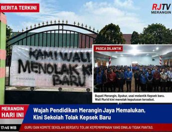 Wajah Pendidikan Merangin Jaya Memalukan, Kini Sekolah Tolak Kepsek Baru