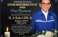 Kabar Duka, Anggota DPR RI Dapil Jambi H Bakri Tutup Usia, PW IWO Jambi Sampaikan Belasungkawa