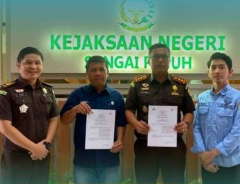 Kejaksaan Negeri (Kejari) Sungai Penuh bersama Manajemen Unit Kebun Kayu Aro PT Perkebunan Nusantara (PTPN) IV Regional IV Jambi-Sumbar