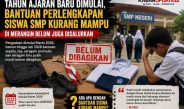 Kocak, Bantuan Seragam SMP Ratusan Juta Belum Dibagikan Saat Siswa Membutuhkan