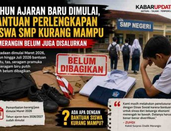Kocak, Bantuan Seragam SMP Ratusan Juta Belum Dibagikan Saat Siswa Membutuhkan