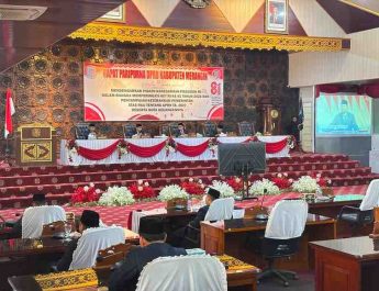 DPRD Merangin Gelar Rapat Paripurna Dengarkan Pidato Kenegaraan Presiden Prabowo