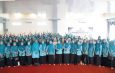 Ketua Tim Penggerak PKK Provinsi Jambi Hesti Haris, didampingi dan rombongan, kembali melaksanakan sosialisasi Gerakan Jambi Bersholawat