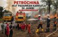 PetroChina Bantu Padamkan Karhutla di Jambi 