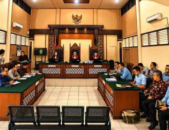 Persidangan sengketa tanah ratusan hektare di Kampung Singkep, Tanjung Jabung Timur, dengan tim hukum Pemprov Jambi menghadiri proses persidangan di Pengadilan Negeri Tanjung Jabung Timur.