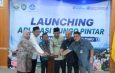 Wagub Jambi Abdullah Sani bersama Wamen Dikdasmen RI Fajar Riza Ul Haq meluncurkan Aplikasi Bungo Pintar di Kabupaten Bungo.