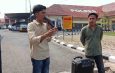 Aliansi Pemuda dan Mahasiswa Jambi aksi di Mapolres Merangin soal dua alat berat Pulau Rayo