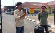 Aliansi Pemuda dan Mahasiswa Jambi aksi di Mapolres Merangin soal dua alat berat Pulau Rayo
