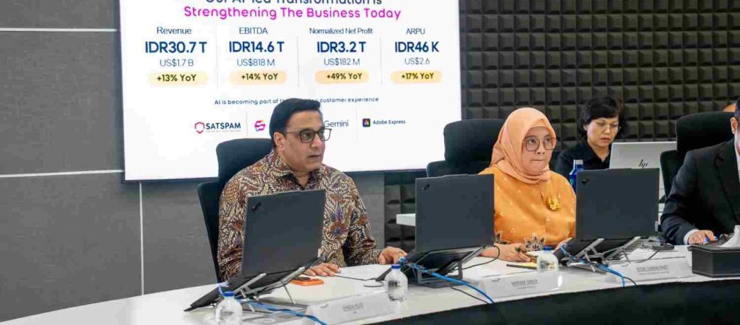 Vikram Sinha CEO Indosat dalam agenda transformasi digital berbasis AI