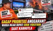 Bupati Merangin M Syukur bersama tim saat kunjungan ke Muara Siau di tengah penanganan karhutla