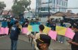 Demo Jilid 2 di Polda Jambi, Massa Pertanyakan Keberadaan 2 Excavator PETI Merangin