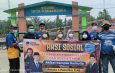 Peduli Dampak Karhutla, Pahala Junior Pasaribu Bagikan Ribuan Masker dan Vitamin