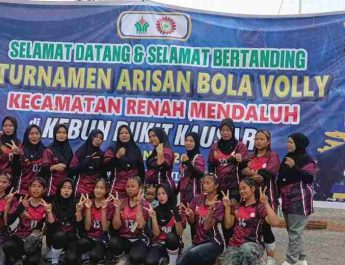Dukung Potensi Olahraga Perempuan, PTPN IV Regional IV Kebun Bukit Kausar Sukses Gelar Turnamen Bola Voli Putri se-Kecamatan Renah Mendaluh